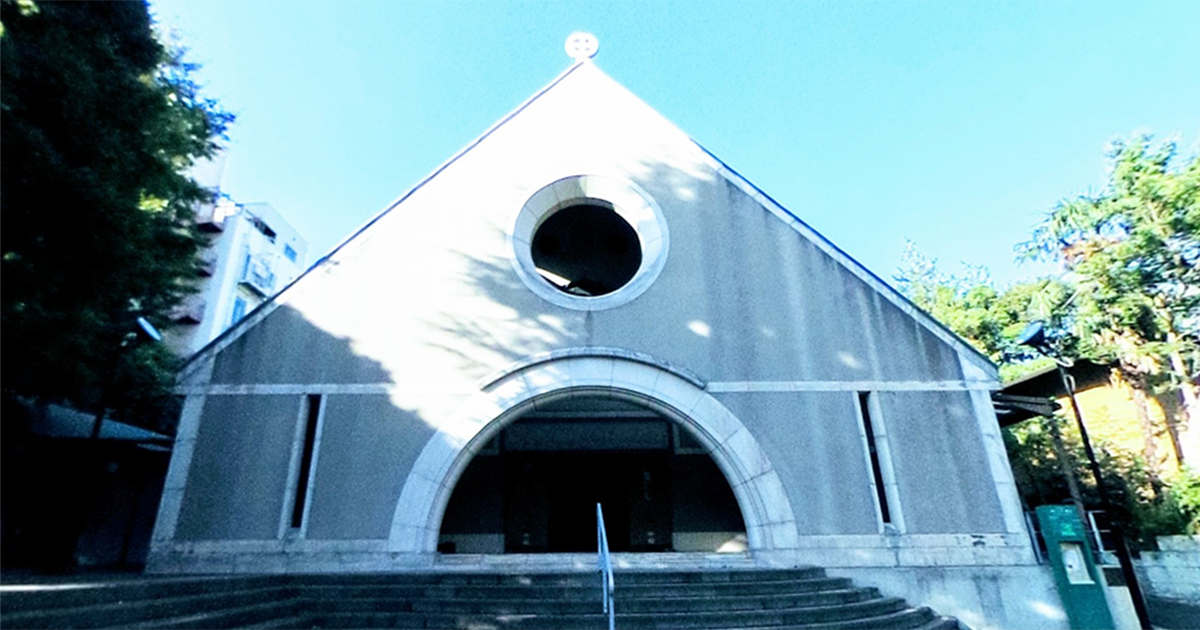 東京都港区の葬儀場「聖アンデレ教会」外観