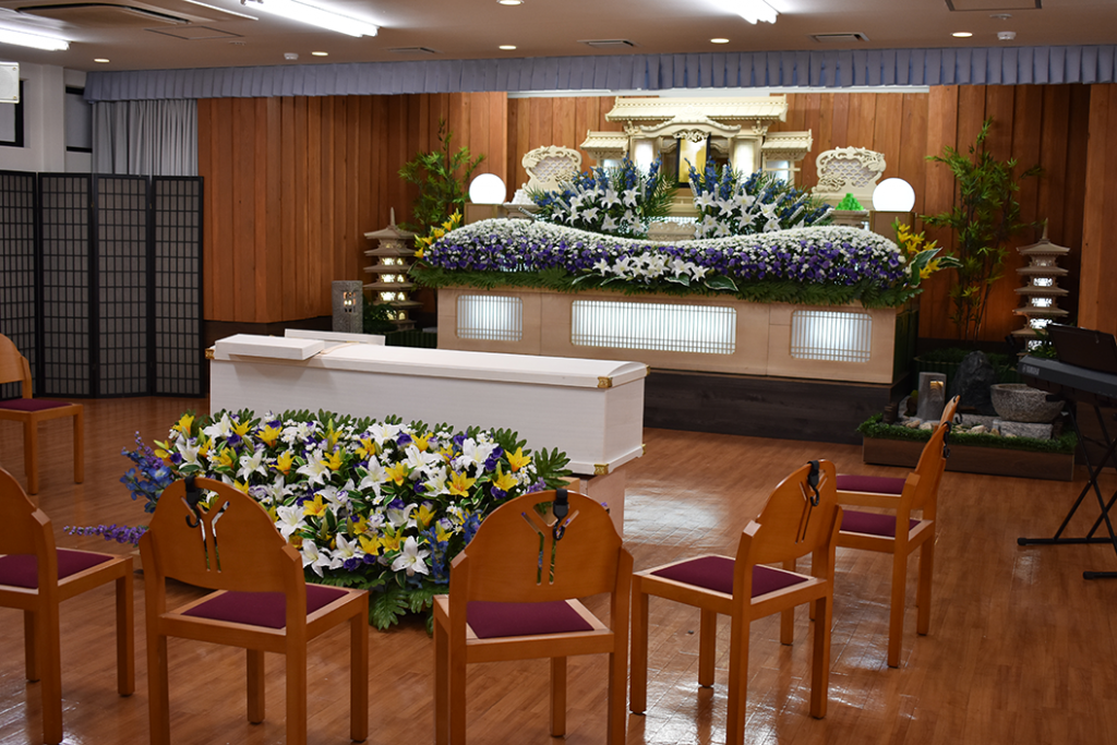 メモリードホール八戸の葬儀式場